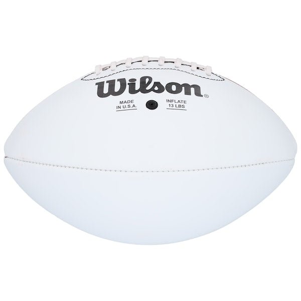 Michael Strahan New York Giants Autographed Fanatics Authentic Wilson 100th Season White Panel Football - The Ballers Bank