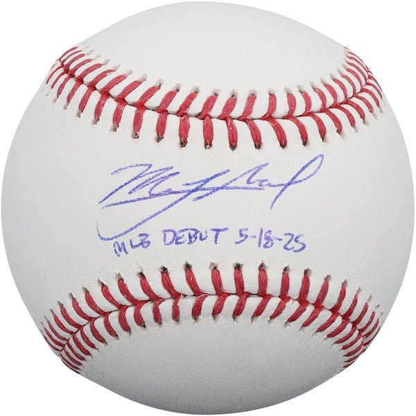 Mick Abel Minnesota Twins Autographed Fanatics Authentic Baseball with "MLB Debut 5 - 18 - 25" Inscription - The Ballers Bank