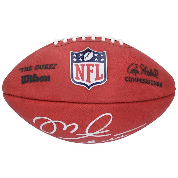 Mike Alstott Tampa Bay Buccaneers Autographed Fanatics Authentic Wilson Duke Full Color Football - The Ballers Bank