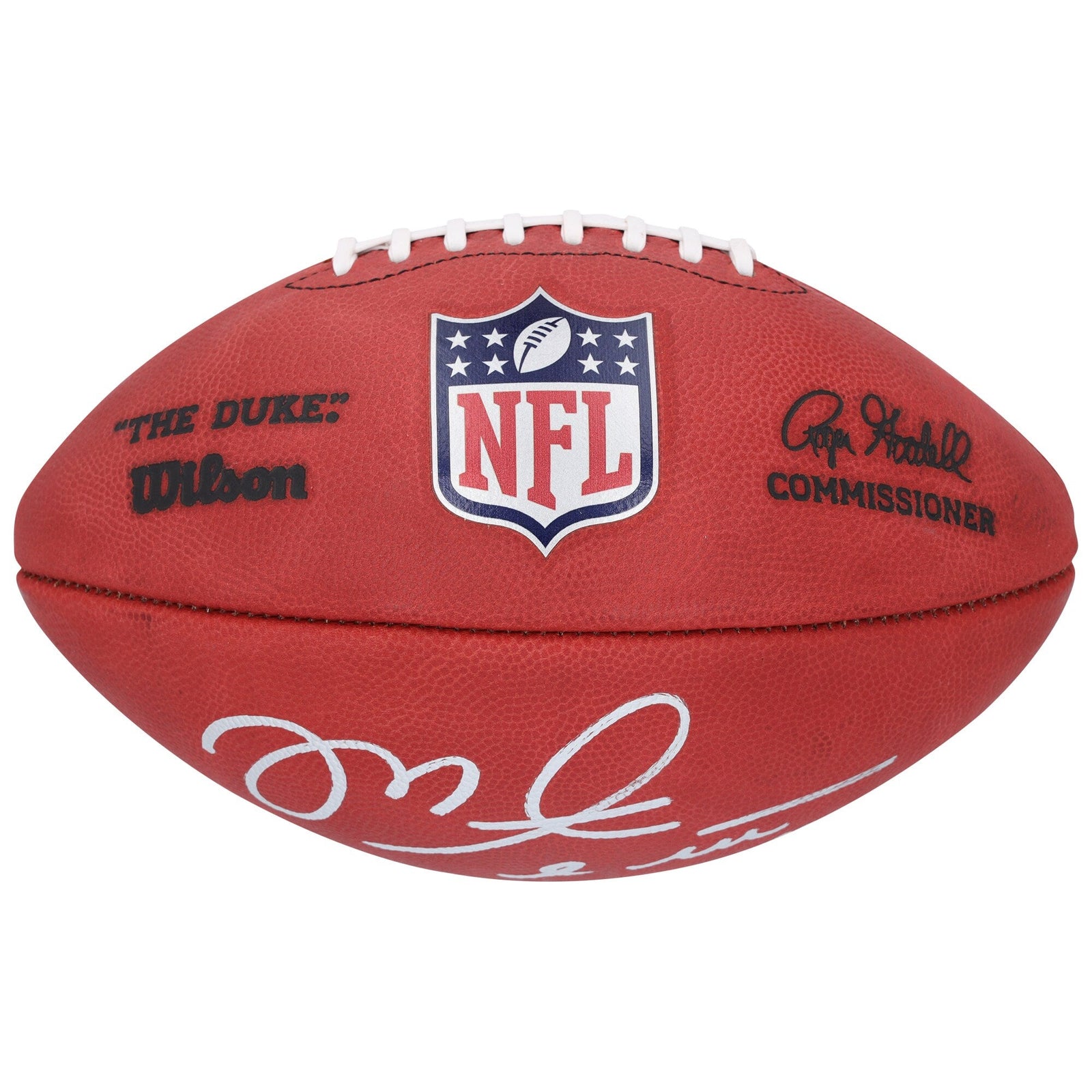 Mike Alstott Tampa Bay Buccaneers Autographed Fanatics Authentic Wilson Duke Full Color Football - The Ballers Bank