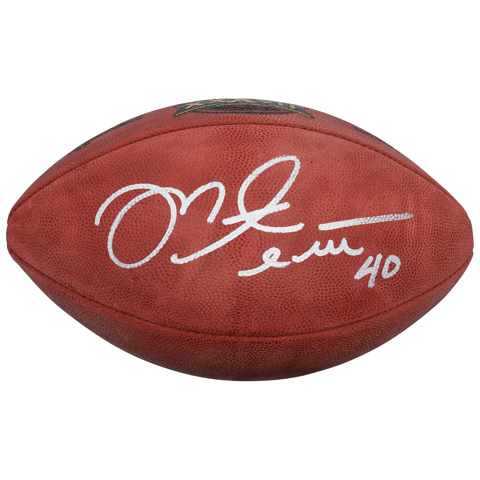 Mike Alstott Tampa Bay Buccaneers Autographed Fanatics Authentic Wilson Super Bowl XXXVII Football - The Ballers Bank