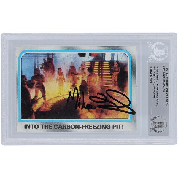 Mike Edmonds Star Wars Autographed 1980 Topps The Empire Strikes Back 203 BGS Authenticated Card - The Ballers Bank
