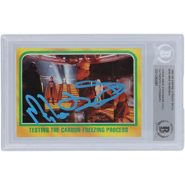 Mike Edmonds Star Wars Autographed 1980 Topps The Empire Strikes Back 288 BGS Authenticated Card - The Ballers Bank
