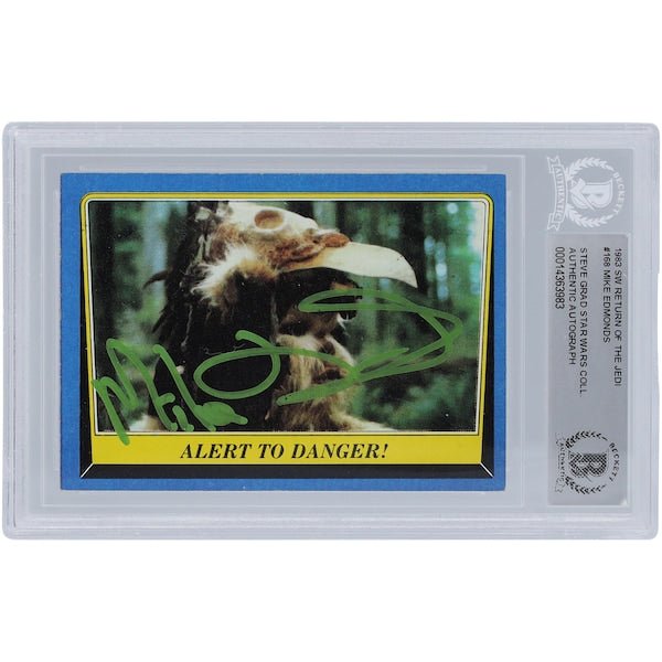 Mike Edmonds Star Wars Autographed 1983 Topps Return of the Jedi 168 BGS Authenticated Card - The Ballers Bank