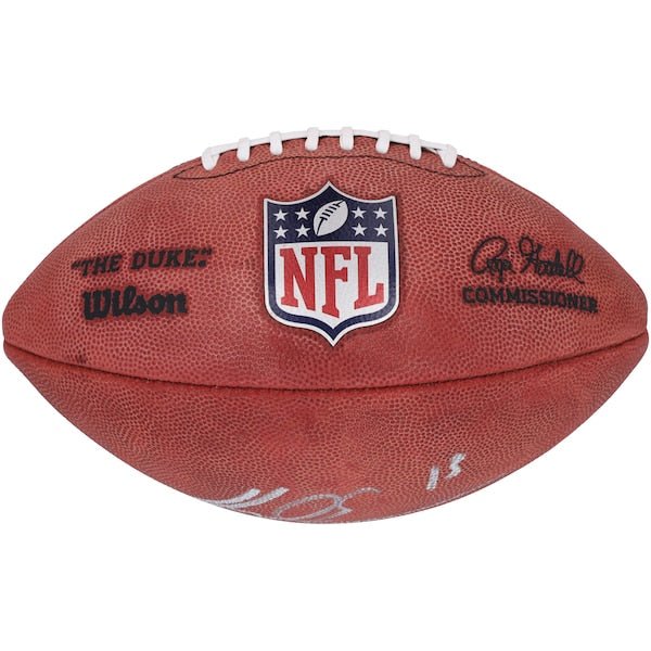 Mike Evans San Francisco 49ers Autographed Fanatics Authentic Wilson Duke Full Color Football - The Ballers Bank