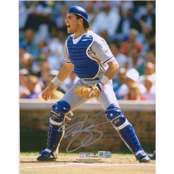 Mike Piazza Los Angeles Dodgers Fanatics Authentic Autographed 8" x 10" Catching Photograph - The Ballers Bank