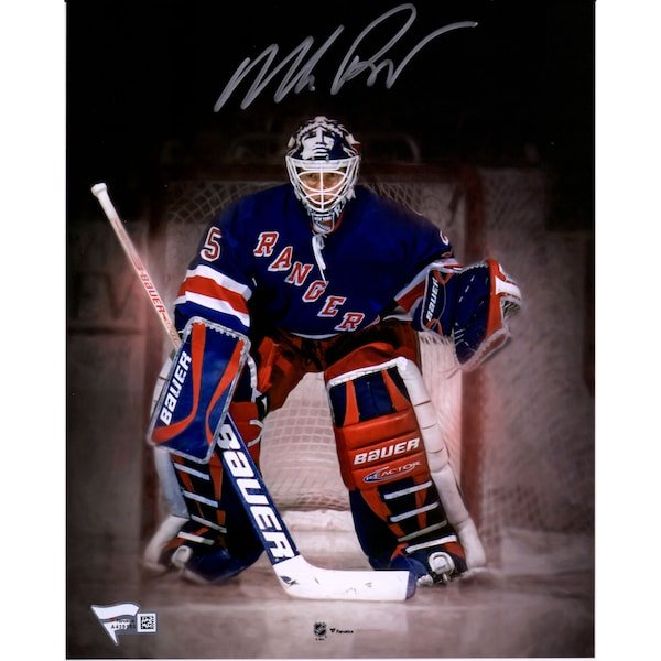 Mike Richter New York Rangers Fanatics Authentic Autographed 8" x 10" In Net Spotlight Photograph - The Ballers Bank