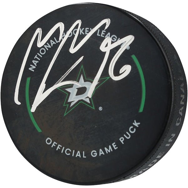 Mikko Rantanen Dallas Stars Autographed Fanatics Authentic Official Game Puck - The Ballers Bank