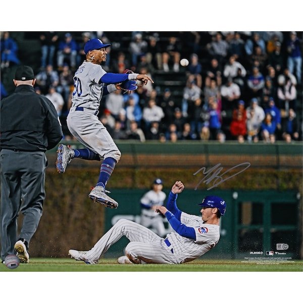 Mookie Betts Los Angeles Dodgers Autographed Fanatics Authentic 16" x 20" Shortstop Photograph - The Ballers Bank