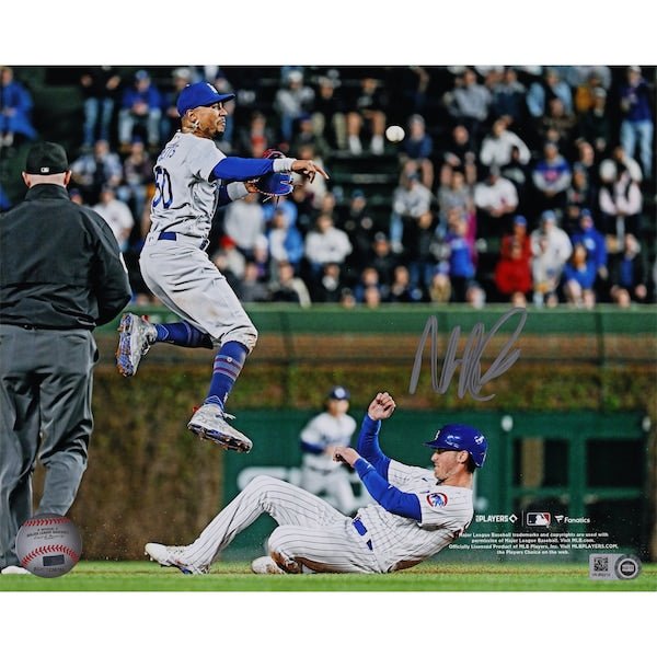 Mookie Betts Los Angeles Dodgers Autographed Fanatics Authentic 8" x 10" Shortstop Photograph - The Ballers Bank