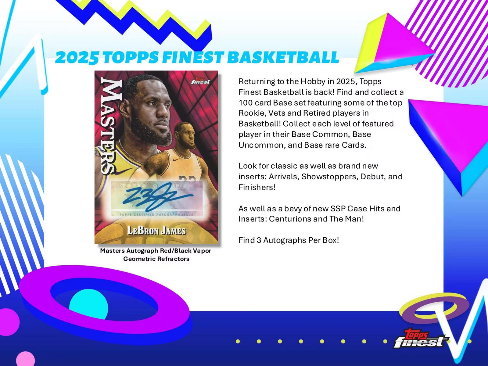 2024-25 Topps Finest Basketball Breakers Delight Trading Cards