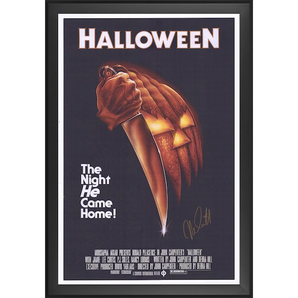 Nick Castle Halloween Autographed Fanatics Authentic Framed 27" x 40" Movie Poster - The Ballers Bank