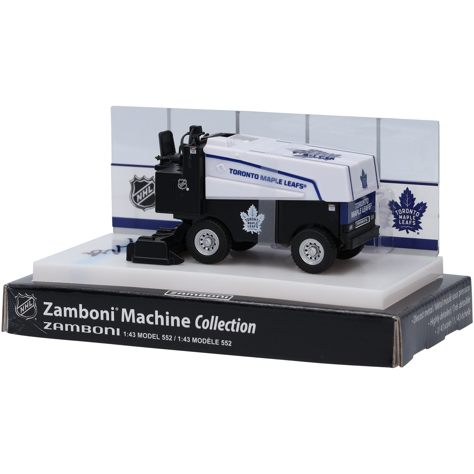 Nick Robertson Toronto Maple Leafs Autographed Fanatics Authentic 1:43 Scale Die - Cast Zamboni - The Ballers Bank