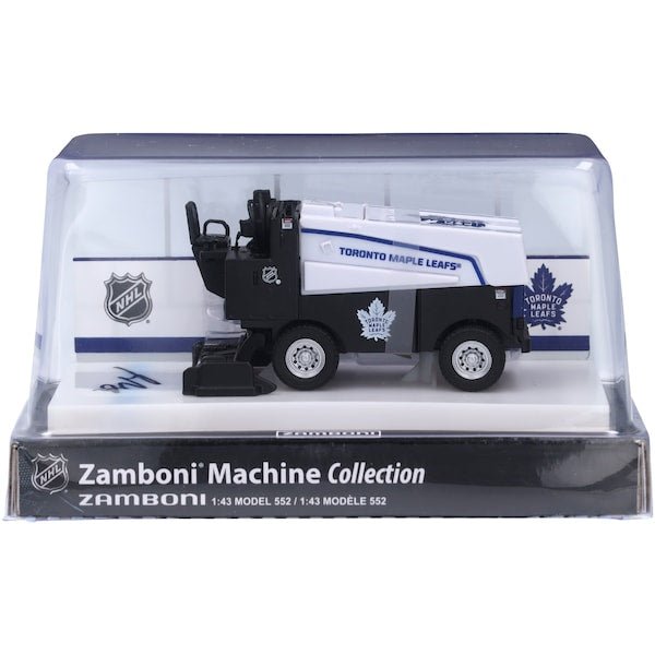 Nick Robertson Toronto Maple Leafs Autographed Fanatics Authentic 1:43 Scale Die - Cast Zamboni - The Ballers Bank