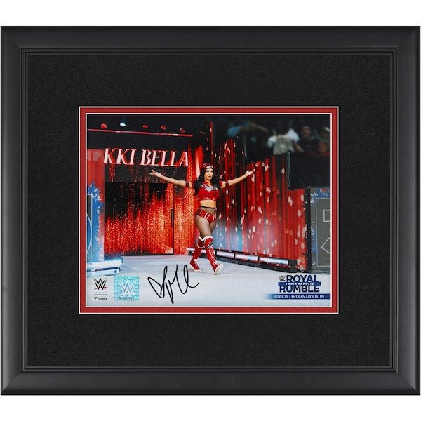 Nikki Bella WWE Autographed Fanatics Authentic Framed 8" x 10" 2025 Royal Rumble Return Photograph - The Ballers Bank