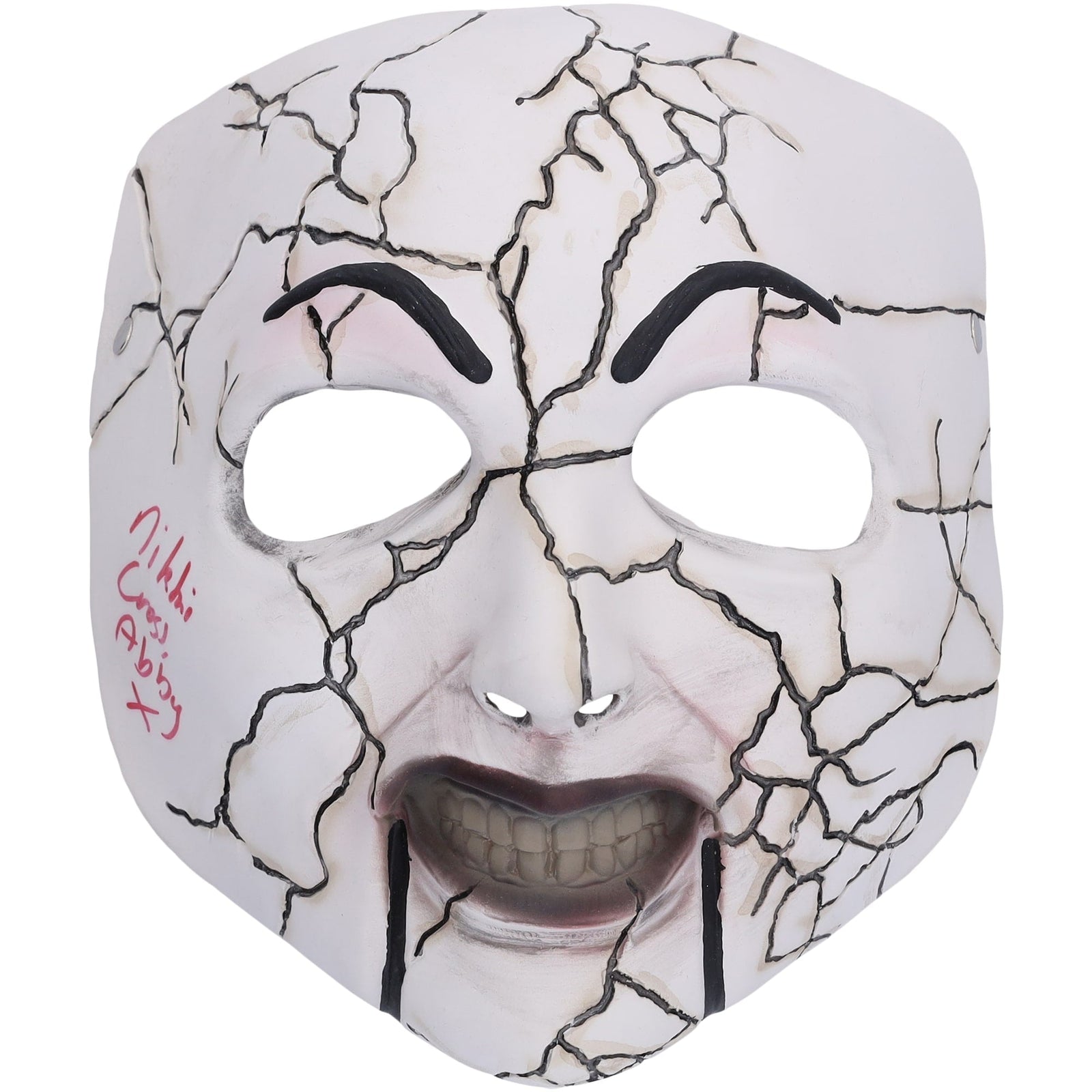 Nikki Cross WWE Autographed Fanatics Authentic Abby The Witch Replica Mask - The Ballers Bank