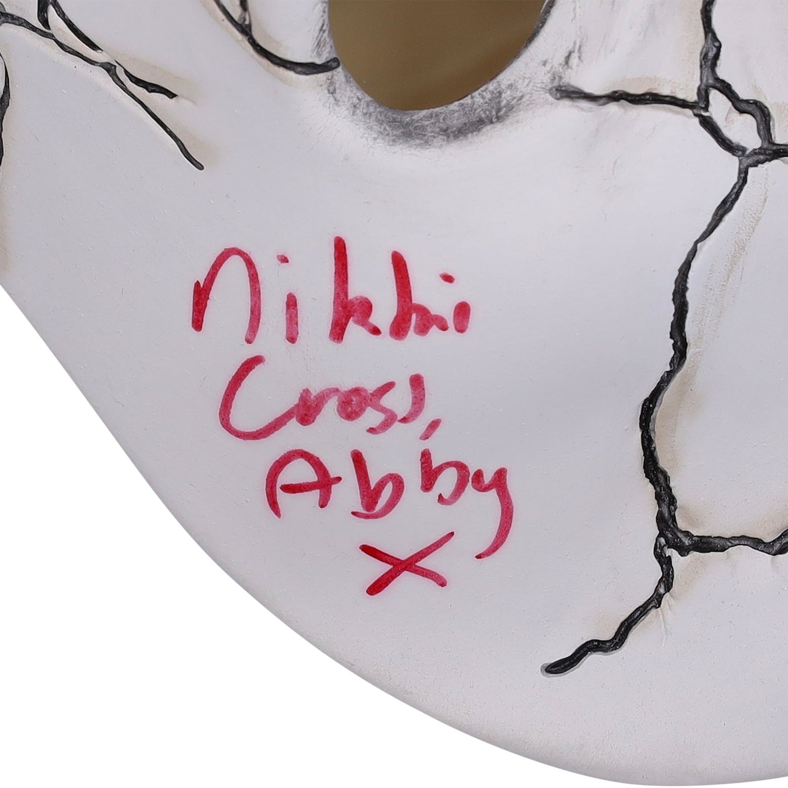 Nikki Cross WWE Autographed Fanatics Authentic Abby The Witch Replica Mask - The Ballers Bank