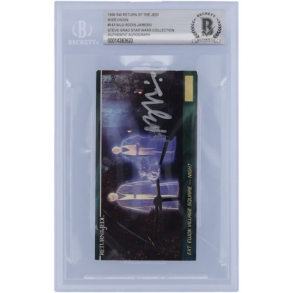 Nilo Rodis - Jamero Star Wars Autographed 1996 Topps Widevision 143 BAS Authenticated Card - The Ballers Bank