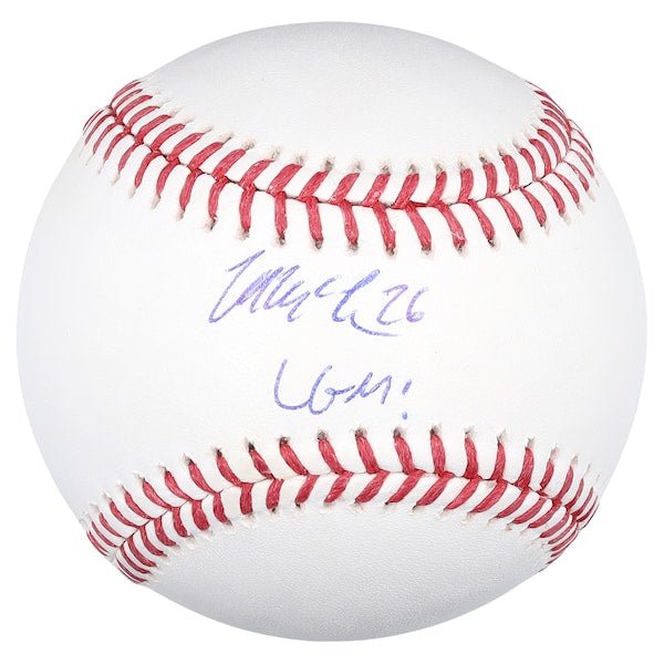 Nolan McLean New York Mets Autographed Fanatics Authentic Baseball with "LGM!" Inscription - The Ballers Bank