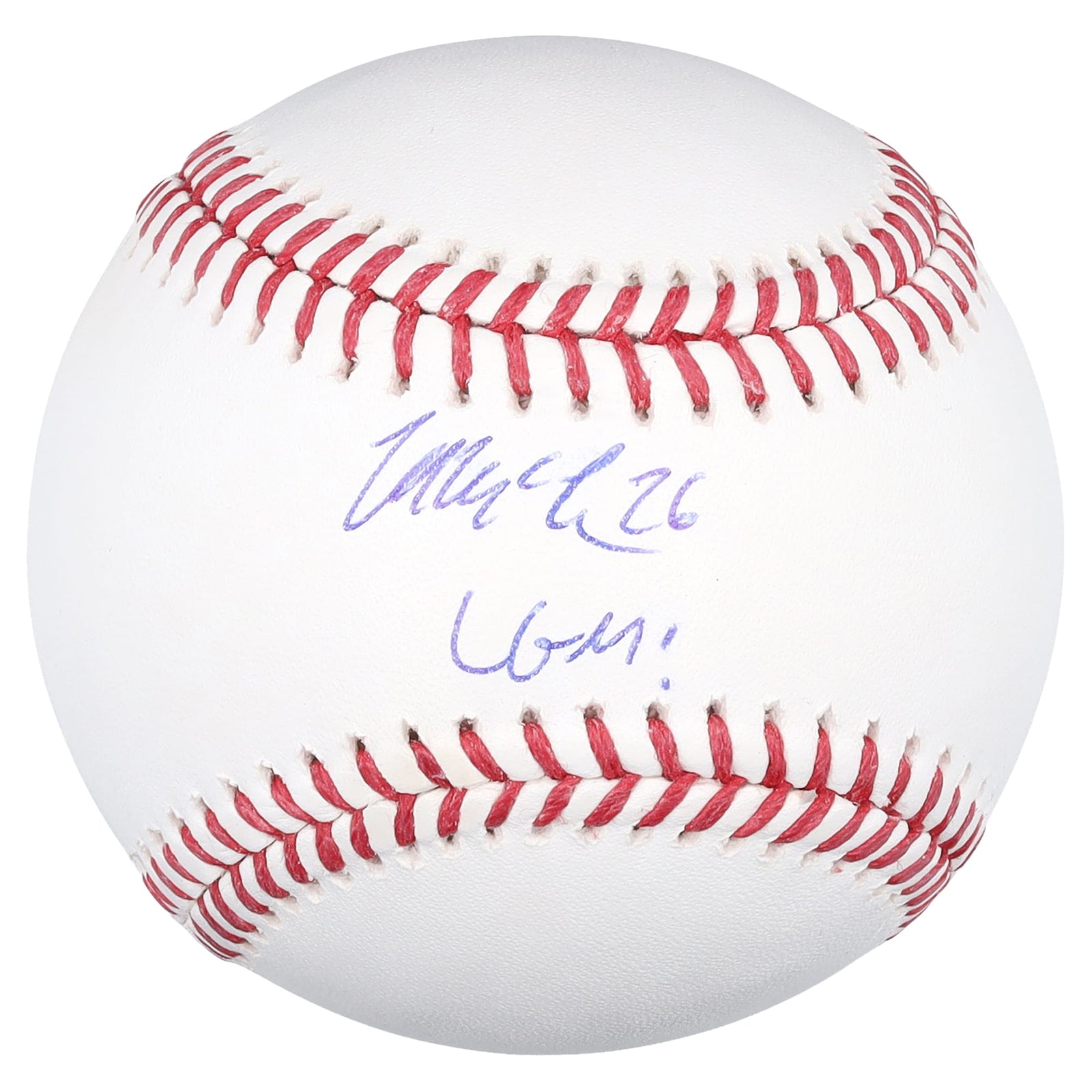 Nolan McLean New York Mets Autographed Fanatics Authentic Baseball with "LGM!" Inscription - The Ballers Bank