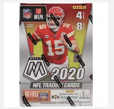 2020 Panini Mosaic Football Blaster Trading Cards