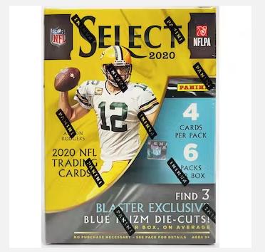 2020 Panini Select Football Blaster Trading Cards