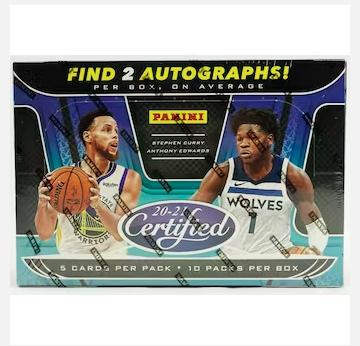 2020-21 Panini Certified Basketball Hobby Trading Cards