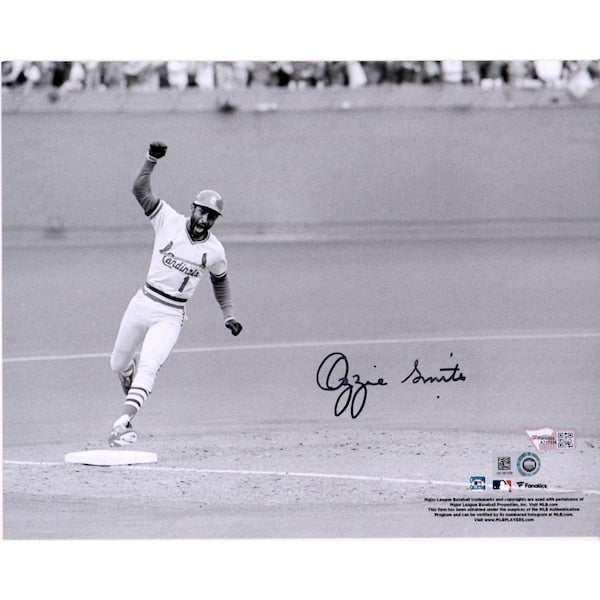 Ozzie Smith St. Louis Cardinals Fanatics Authentic Autographed 8'' x 10'' 1985 NLCS Photograph - The Ballers Bank