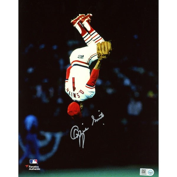 Ozzie Smith St. Louis Cardinals Fanatics Authentic Autographed 8" x 10" Vertical Flip Photograph - The Ballers Bank