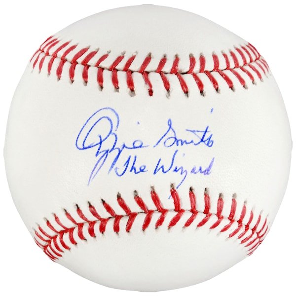 Ozzie Smith St. Louis Cardinals Fanatics Authentic Autographed Baseball with The Wizard Inscription - The Ballers Bank
