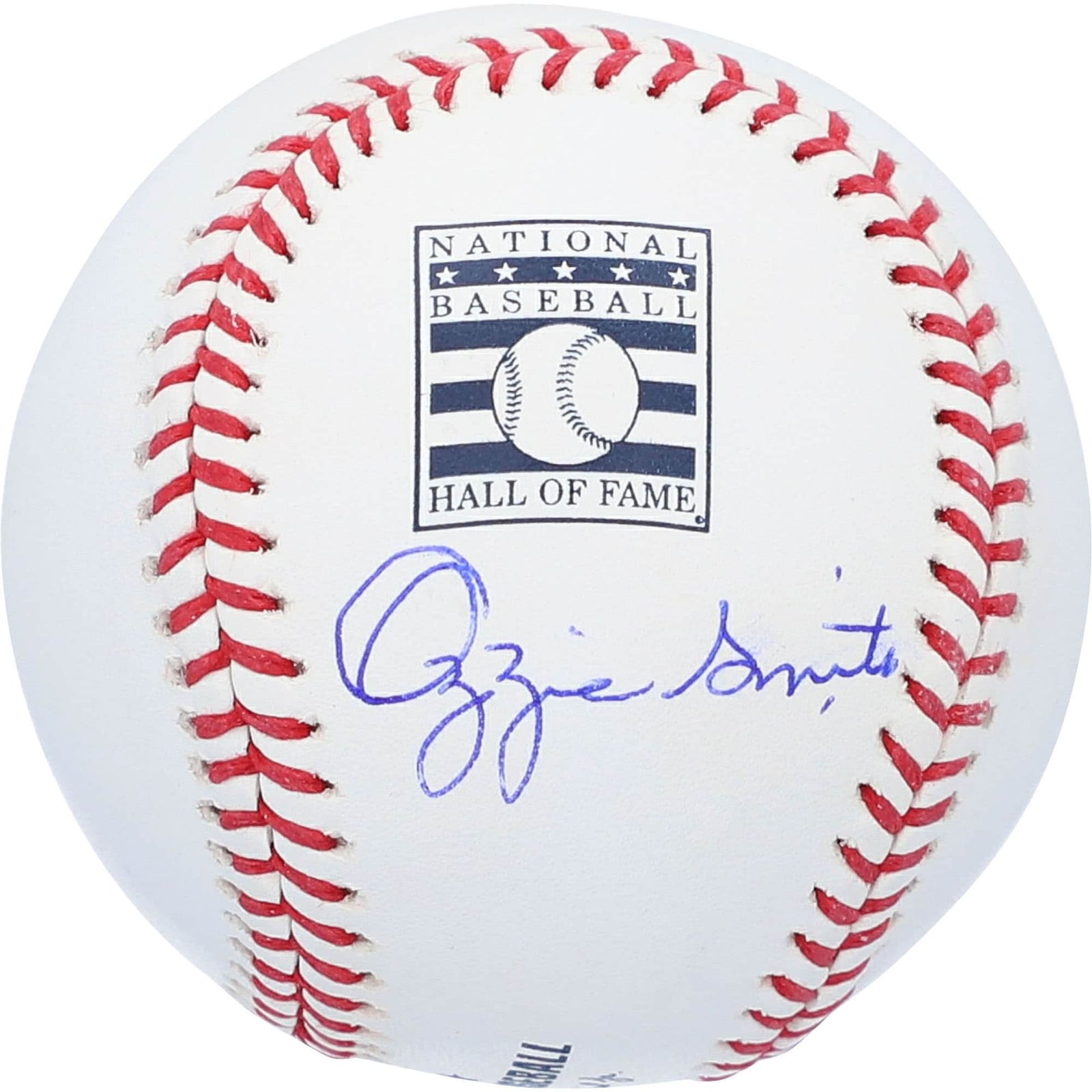 Ozzie Smith St. Louis Cardinals Fanatics Authentic Autographed Hall of Fame Logo Baseball - The Ballers Bank