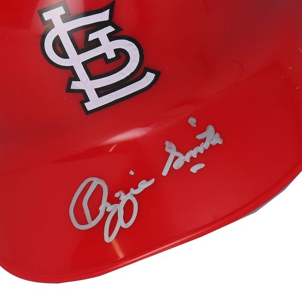 Ozzie Smith St. Louis Cardinals Fanatics Authentic Autographed Rawlings Mini Batting Helmet - The Ballers Bank
