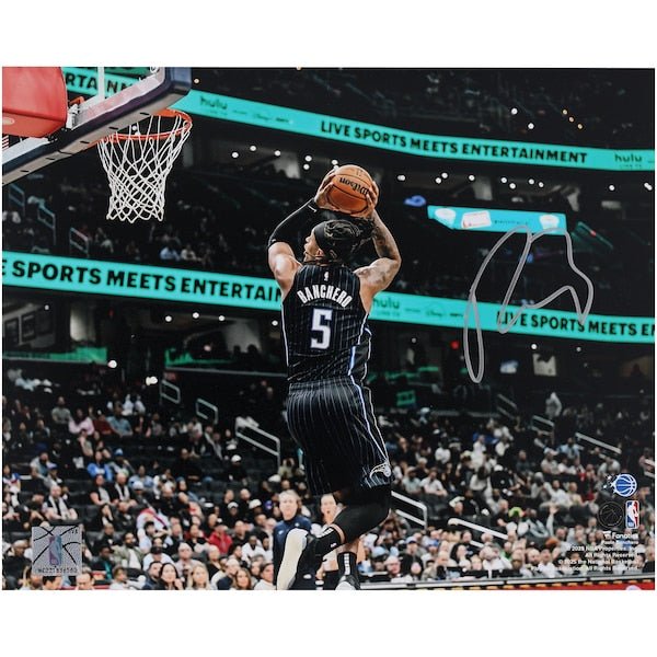 Paolo Banchero Orlando Magic Autographed Fanatics Authentic 8" x 10" Dunk vs. Wizards Photograph - The Ballers Bank