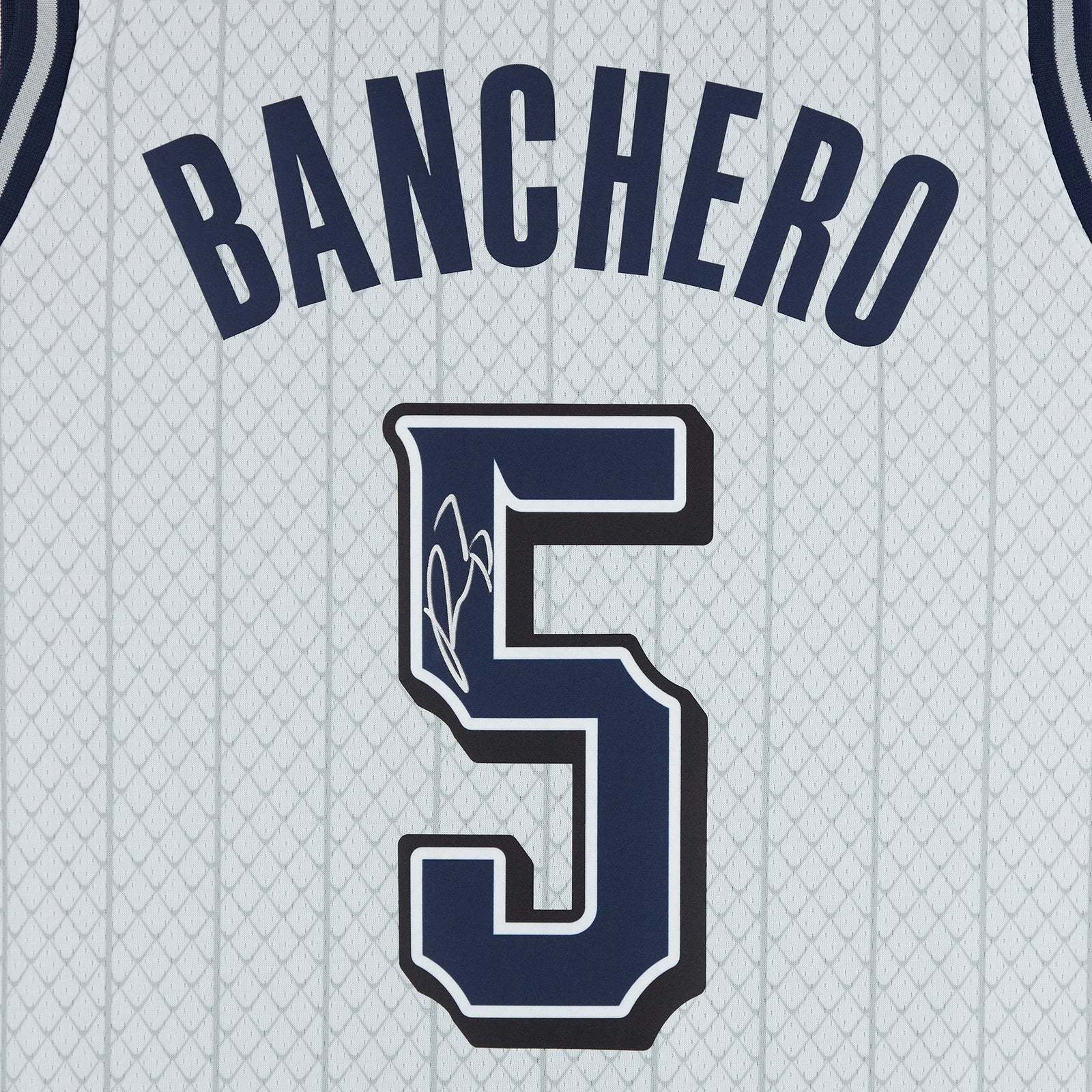 Paolo Banchero Orlando Magic Autographed Fanatics Authentic Silver Nike 2024 - 25 City Edition Swingman Jersey - The Ballers Bank