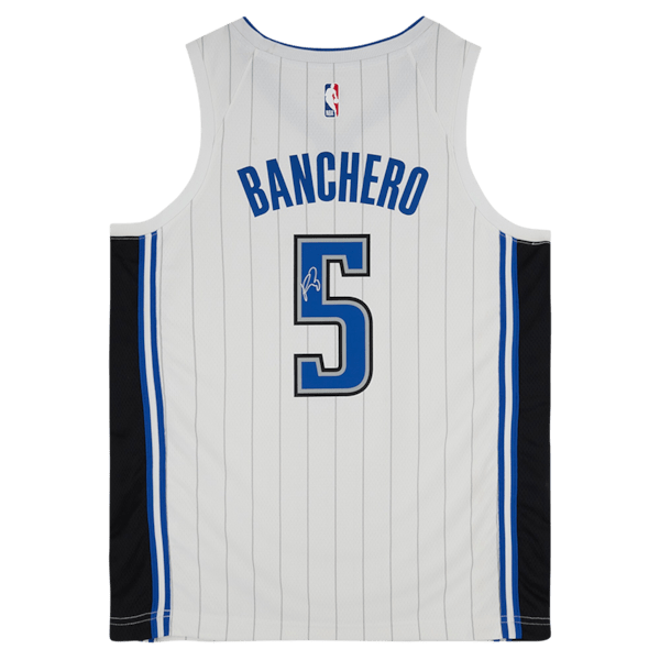 Paolo Banchero Orlando Magic Autographed Fanatics Authentic White Nike Association Swingman Jersey - The Ballers Bank