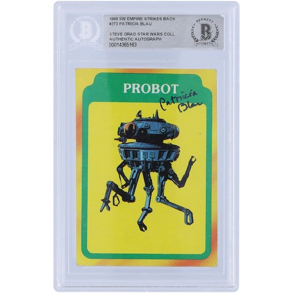 Patricia Blau Star Wars Autographed 1980 Topps The Empire Strikes Back 273 BAS Authenticated Card - The Ballers Bank