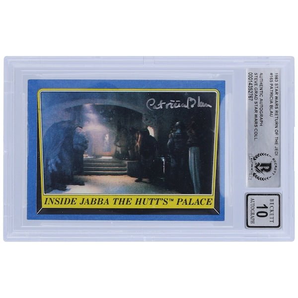 Patricia Blau Star Wars Autographed 1983 Topps Return of the Jedi 165 BGS Authenticated 10 Card - The Ballers Bank