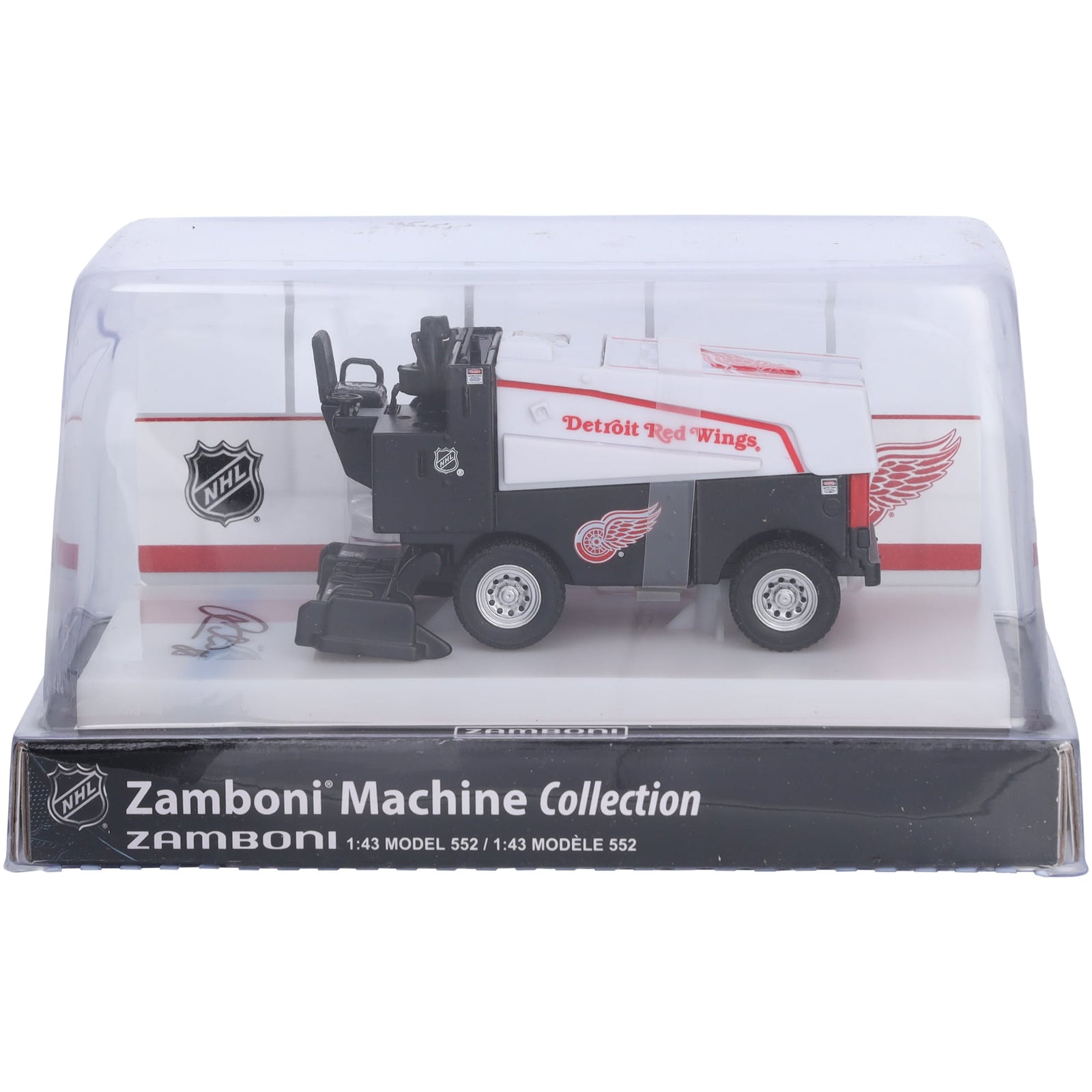 Patrick Kane Detroit Red Wings Autographed Fanatics Authentic 1:43 Scale Die - Cast Zamboni - The Ballers Bank