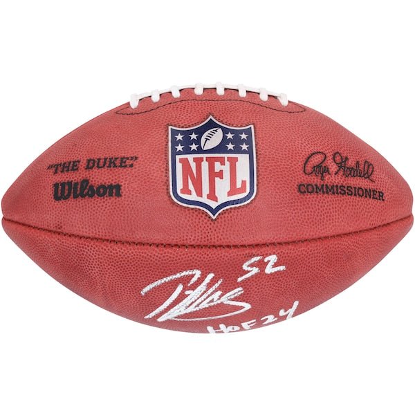 Patrick Willis San Francisco 49ers Autographed Fanatics Authentic Wilson Duke Full Color Football with "HOF 24" - The Ballers Bank