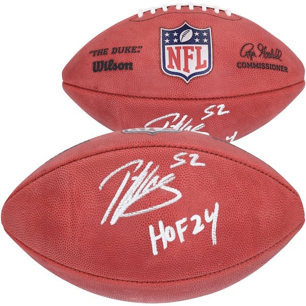 Patrick Willis San Francisco 49ers Autographed Fanatics Authentic Wilson Duke Full Color Football with "HOF 24" - The Ballers Bank