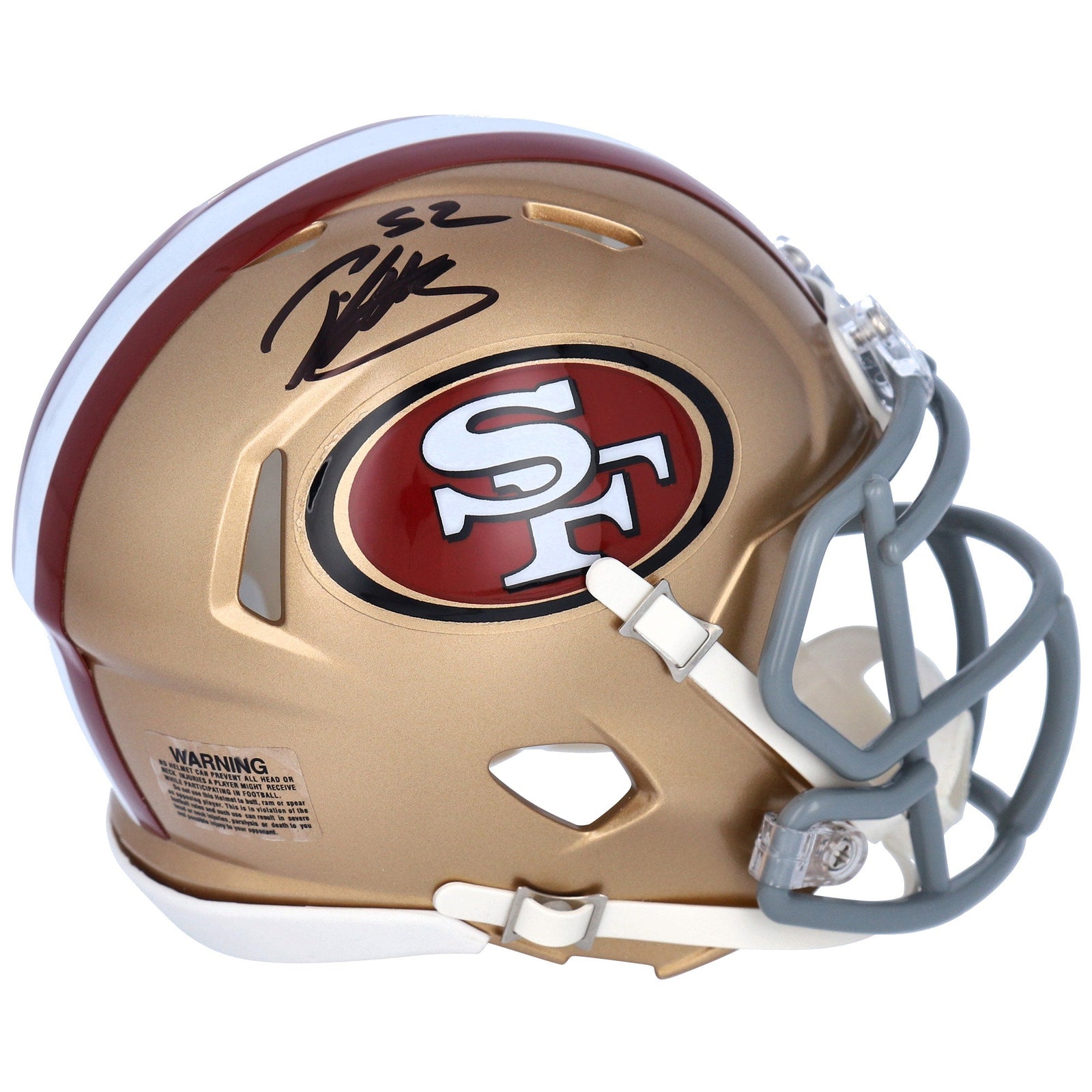 Patrick Willis San Francisco 49ers Fanatics Authentic Autographed Riddell Speed Mini Helmet - The Ballers Bank