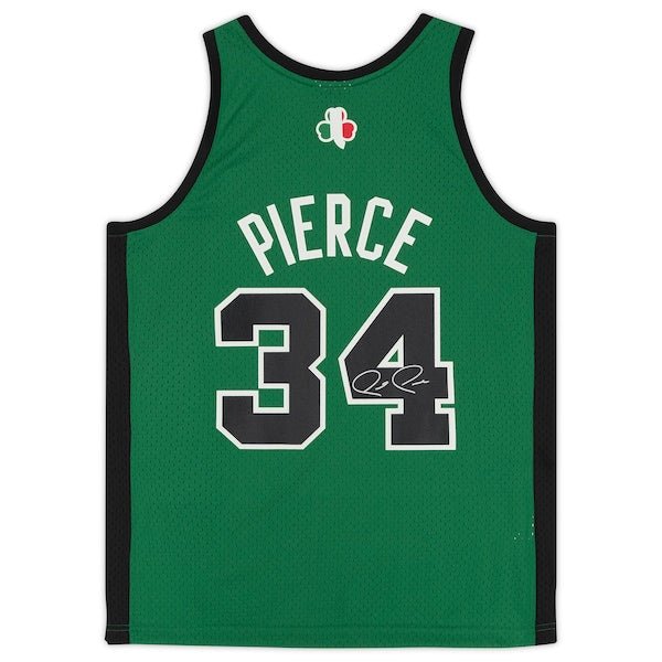Paul Pierce Boston Celtics Fanatics Authentic Autographed Red and White Alternate Mitchell & Ness Replica Jersey - The Ballers Bank