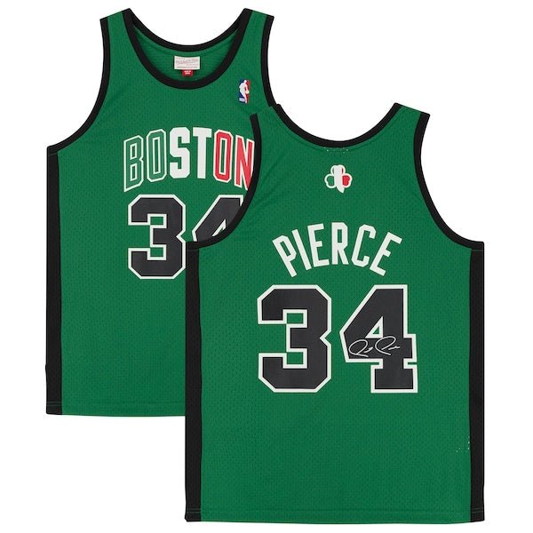 Paul Pierce Boston Celtics Fanatics Authentic Autographed Red and White Alternate Mitchell & Ness Replica Jersey - The Ballers Bank