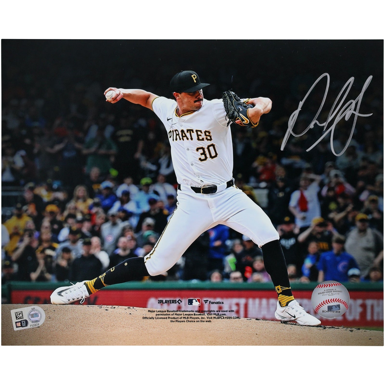 Paul Skenes Pittsburgh Pirates Autographed Fanatics Authentic 8" x 10" MLB Debut Pitching Photograph - The Ballers Bank