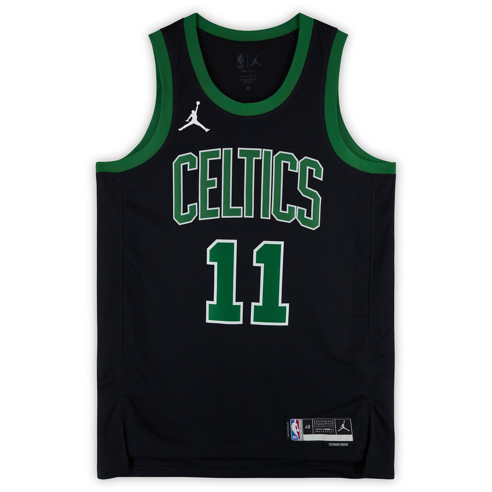 Payton Pritchard Boston Celtics Autographed Fanatics Authentic Black Jordan Brand 2025 - 26 Statement Edition Swingman Jersey - The Ballers Bank