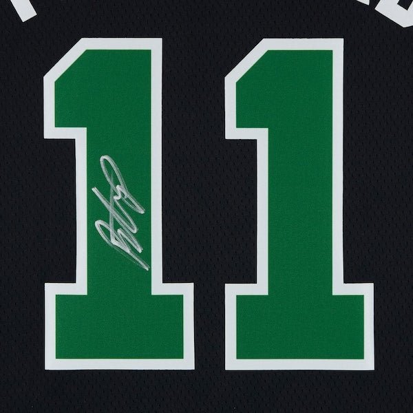 Payton Pritchard Boston Celtics Autographed Fanatics Authentic Black Jordan Brand 2025 - 26 Statement Edition Swingman Jersey - The Ballers Bank