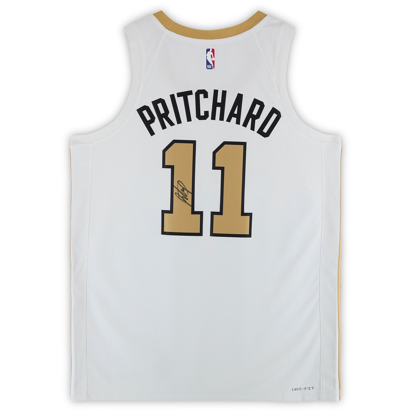 Payton Pritchard Boston Celtics Autographed Fanatics Authentic White Nike 2025 - 26 City Edition Swingman Jersey - The Ballers Bank