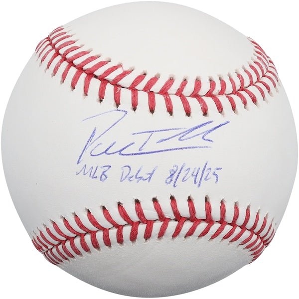 Payton Tolle Boston Red Sox Autographed Fanatics Authentic Baseball with "MLB Debut 8/29/25" Inscription - The Ballers Bank