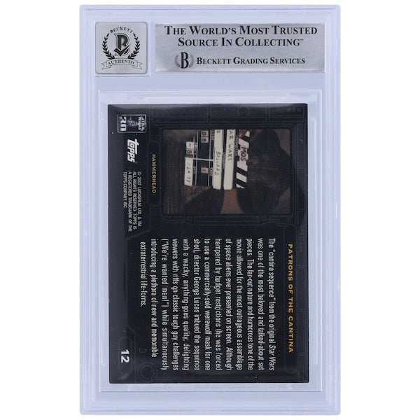 Penny McCarthy Star Wars Autographed 2007 Topps 30th Anniversary 12 BGS Authenticated 10 Card - The Ballers Bank