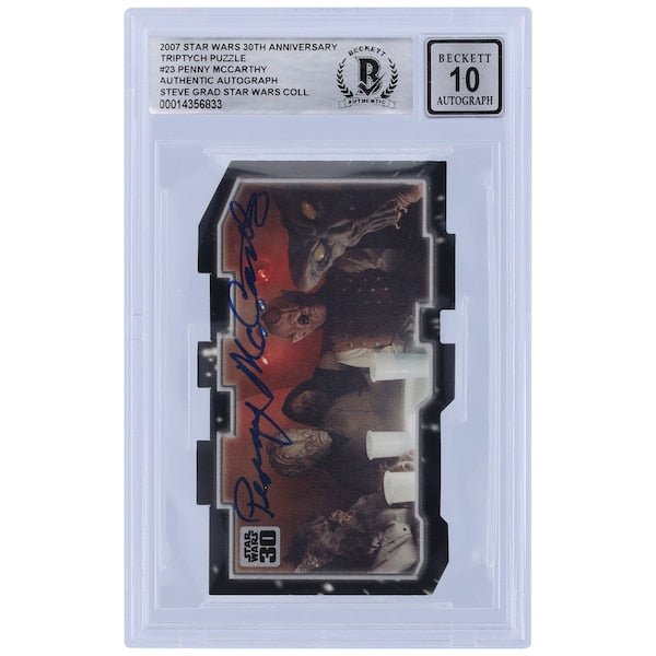 Penny McCarthy Star Wars Autographed 2007 Topps 30th Anniversary 23 BGS Authenticated 10 Card - The Ballers Bank